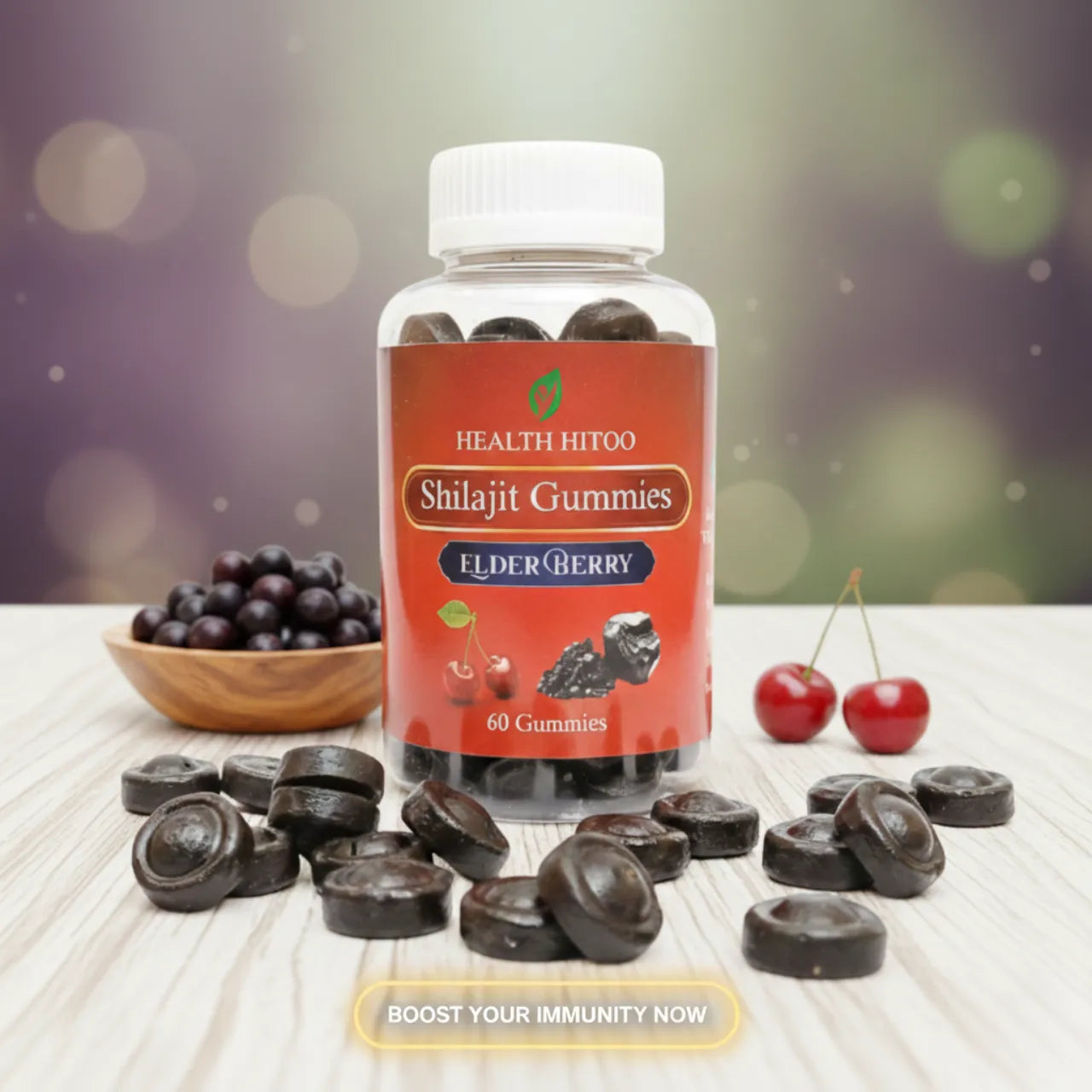 Shilajit Gummies – Natural Energy Formula (60 Gummies)