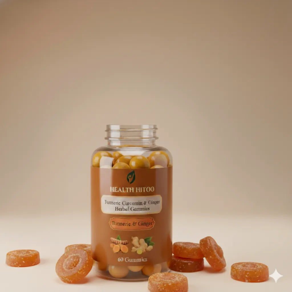 Turmeric Curcumin & Ginger Herbal Gummies