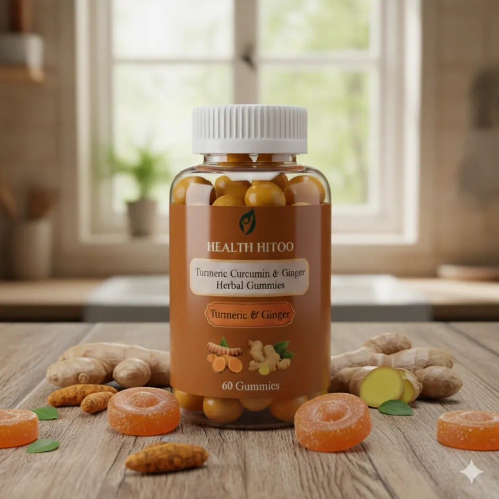 Turmeric Curcumin & Ginger Herbal Gummies